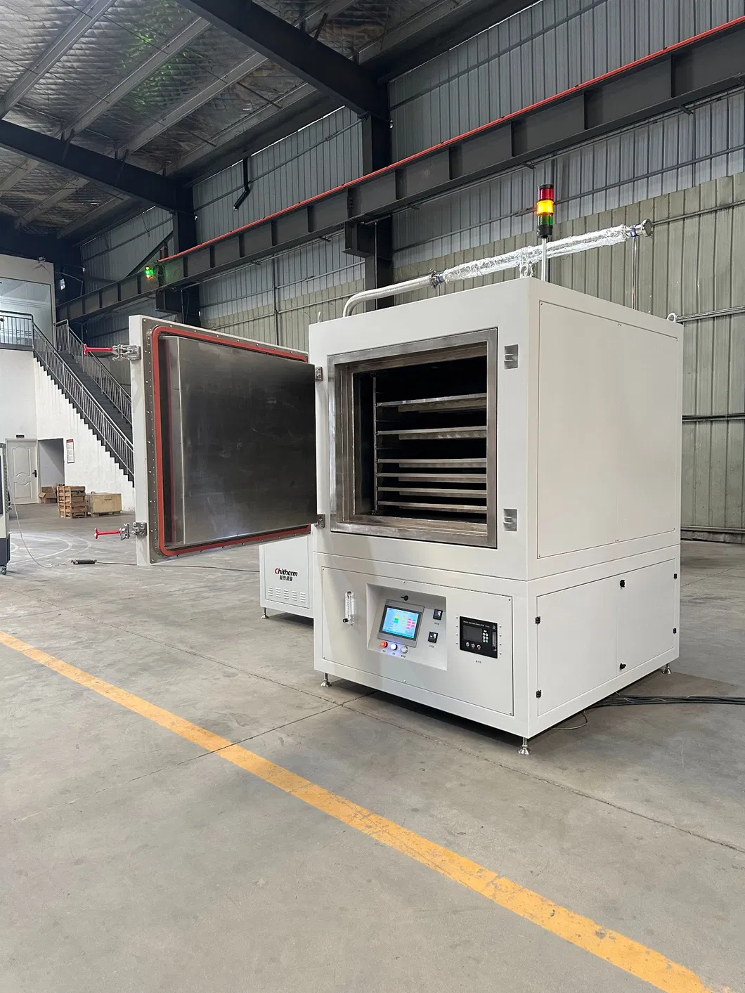 HRF512-07N Nitrogen Hot Air Debinding Furnace with 800*800*800mm Chamber 1200kg Capacity and 650°C Rated Temperature 0