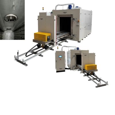 Precision Temperature Control Hrf1350-06 Hot Air Trolley Furnace + Online Monitoring Electric Purification Furnace