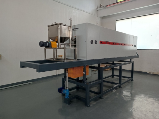 Industrial Clean Quartz Rotary Tube Furnace 1050C For Ceramic Sintering