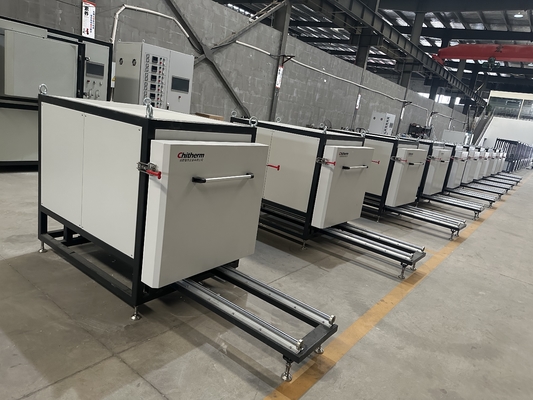 Light Gray Casing Vertical Atmosphere Box Furnace PID Auto-tuning Atmosphere Box Furnace