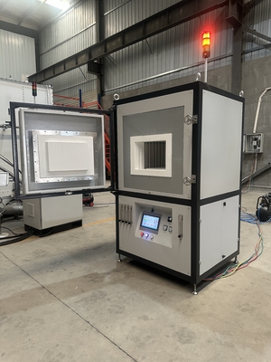 HBF52-17O High-Temperature Box Furnace Rated 1650 deg C Max 1700 deg C 350 times 300 times 500 mm Chamber Size Alumina Lining