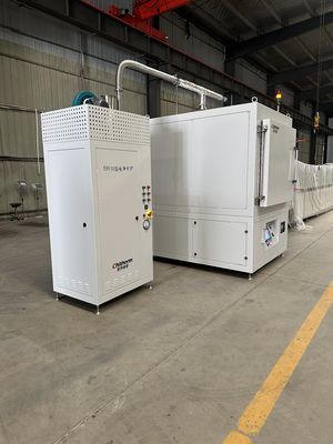 HRF512-07N Nitrogen Hot Air Debinding Furnace with 800*800*800mm Chamber 1200kg Capacity and 650°C Rated Temperature