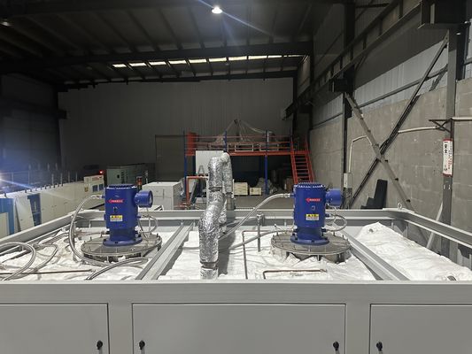 High-Capacity Hrf1350-06 Bogie Hearth Furnace + Multi-Stage Filtration Electric Purification System Muffle Furnace