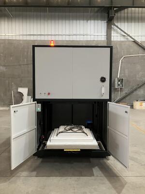 Model BF216-11 Bell-Type Furnace, dedicated lifting furnace for LTCC debinding and sintering processes.