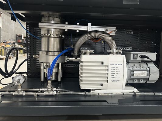 HTF2550-07 Industrial Electric Fuel Vacuum Muffle Furnace with Max Vacuum Level 5×10-4PA and Effective Dimensions Ø250×500mm