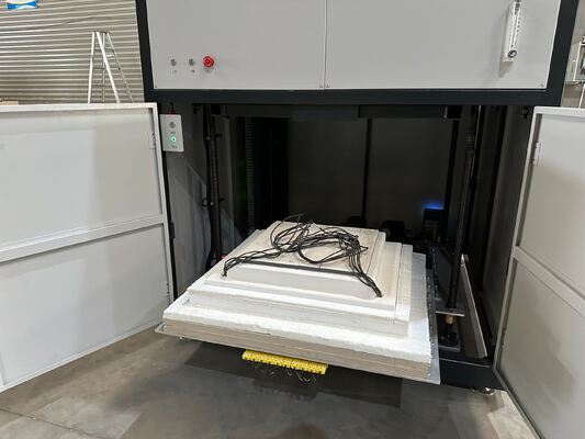 BF230-10 Bell Furnace with 600×600×650mm Chamber for LTCC Substrates BBO and Sintering Process in Air Atmosphere