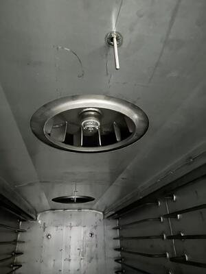 HRF1350-06 Hot Air Trolley Furnace with ±5℃ Temperature Uniformity and 750*2000*900mm Chamber Dimensions for Industrial Curing and Annealing